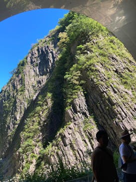 清津峡渓谷トンネルに投稿された画像（2023/8/12）