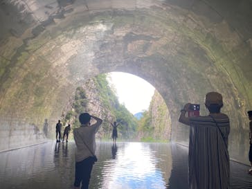 清津峡渓谷トンネルに投稿された画像（2023/8/13）