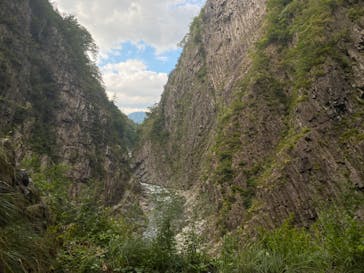 清津峡渓谷トンネルに投稿された画像（2023/8/13）