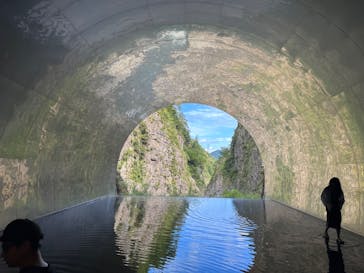 清津峡渓谷トンネルに投稿された画像（2023/8/13）