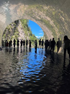 清津峡渓谷トンネルに投稿された画像（2023/8/14）