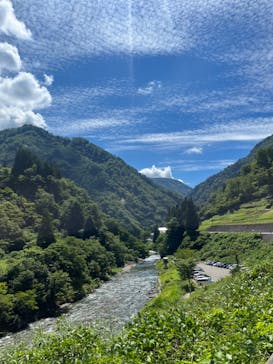 清津峡渓谷トンネルに投稿された画像（2023/8/14）