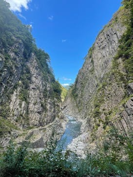 清津峡渓谷トンネルに投稿された画像（2023/8/14）