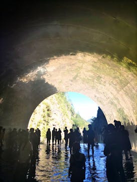 清津峡渓谷トンネルに投稿された画像（2023/8/12）