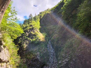 清津峡渓谷トンネルに投稿された画像（2023/8/15）