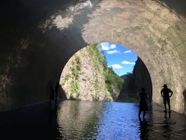 清津峡渓谷トンネルに投稿された画像（2023/8/15）