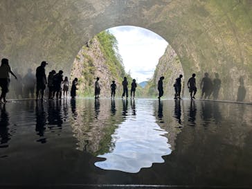 清津峡渓谷トンネルに投稿された画像（2023/8/15）