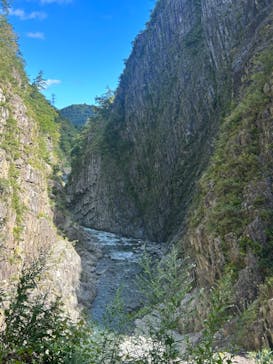 清津峡渓谷トンネルに投稿された画像（2023/8/15）