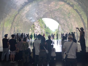 清津峡渓谷トンネルに投稿された画像（2023/8/15）