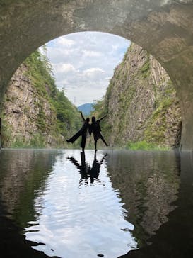 清津峡渓谷トンネルに投稿された画像（2023/8/16）