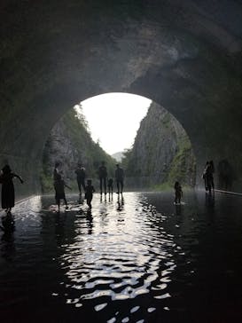 清津峡渓谷トンネルに投稿された画像（2023/8/18）