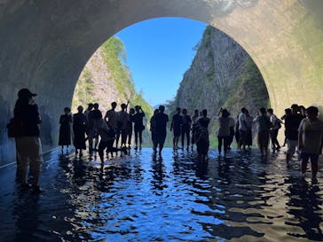 清津峡渓谷トンネルに投稿された画像（2023/8/19）