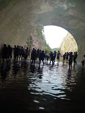 清津峡渓谷トンネルに投稿された画像（2023/8/20）