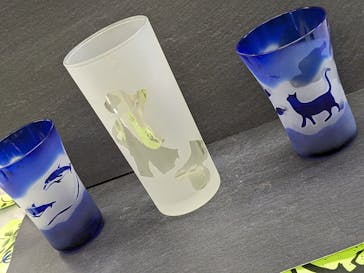 サンドブラスト本部教室 砂で削るガラス工芸教室に投稿された画像（2023/9/12）