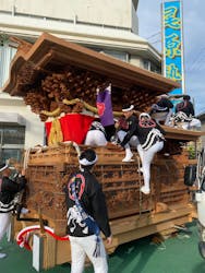 岸和⽥だんじり祭ビューイングシートに投稿された画像（2023/9/15）