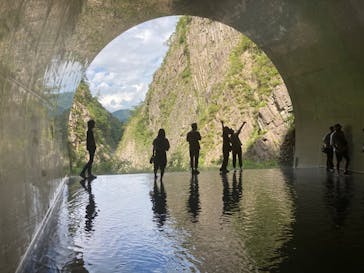 清津峡渓谷トンネルに投稿された画像（2023/9/16）