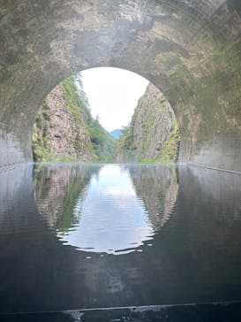 清津峡渓谷トンネルに投稿された画像（2023/9/17）