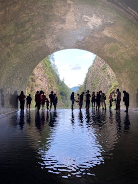 清津峡渓谷トンネルに投稿された画像（2023/9/18）