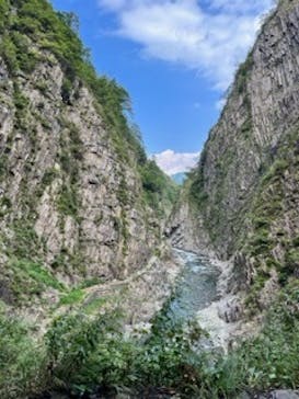 清津峡渓谷トンネルに投稿された画像（2023/9/18）