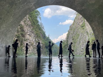 清津峡渓谷トンネルに投稿された画像（2023/9/18）