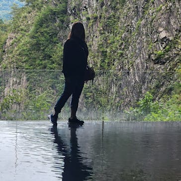 清津峡渓谷トンネルに投稿された画像（2023/10/8）