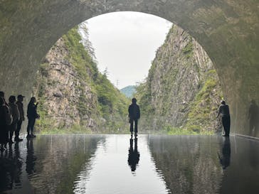 清津峡渓谷トンネルに投稿された画像（2023/10/8）