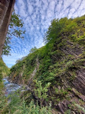 清津峡渓谷トンネルに投稿された画像（2023/10/8）