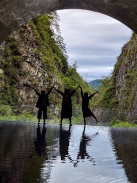 清津峡渓谷トンネルに投稿された画像（2023/10/14）