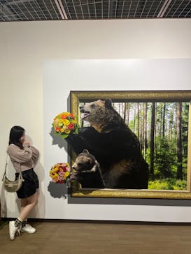 のぼりべつクマ牧場に投稿された画像（2023/10/17）