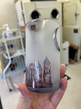 サンドブラスト本部教室 砂で削るガラス工芸教室に投稿された画像（2023/10/23）