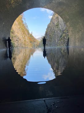 清津峡渓谷トンネルに投稿された画像（2023/10/28）