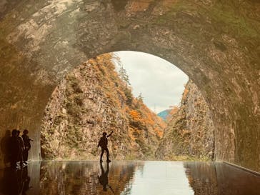 清津峡渓谷トンネルに投稿された画像（2023/10/29）