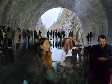 清津峡渓谷トンネルに投稿された画像（2023/10/29）