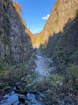 清津峡渓谷トンネルに投稿された画像（2023/10/31）