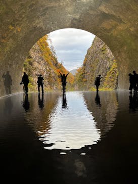 清津峡渓谷トンネルに投稿された画像（2023/10/31）