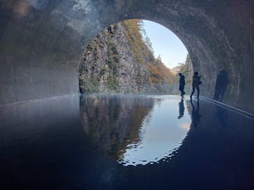 清津峡渓谷トンネルに投稿された画像（2023/11/1）
