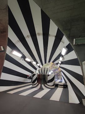 清津峡渓谷トンネルに投稿された画像（2023/11/2）