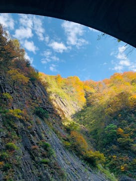 清津峡渓谷トンネルに投稿された画像（2023/11/3）