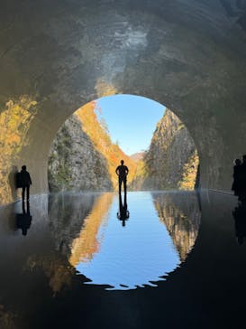 清津峡渓谷トンネルに投稿された画像（2023/11/3）