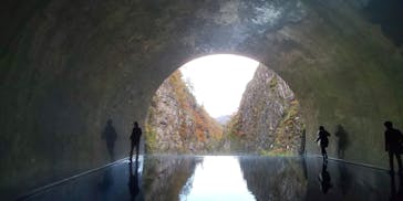 清津峡渓谷トンネルに投稿された画像（2023/11/4）