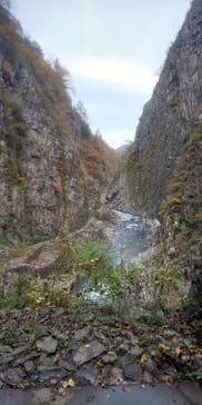 清津峡渓谷トンネルに投稿された画像（2023/11/4）