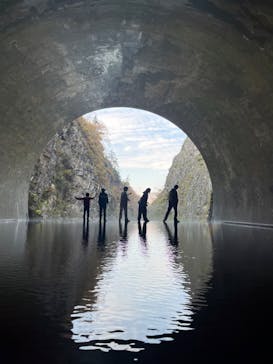 清津峡渓谷トンネルに投稿された画像（2023/11/5）