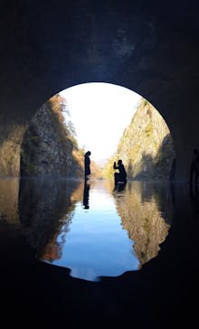 清津峡渓谷トンネルに投稿された画像（2023/11/5）