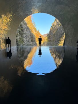 清津峡渓谷トンネルに投稿された画像（2023/11/5）