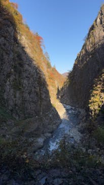 清津峡渓谷トンネルに投稿された画像（2023/11/5）