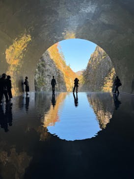 清津峡渓谷トンネルに投稿された画像（2023/11/5）