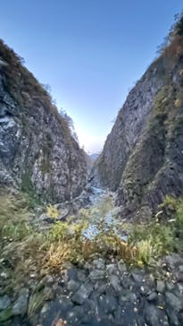 清津峡渓谷トンネルに投稿された画像（2023/11/5）