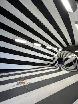 清津峡渓谷トンネルに投稿された画像（2023/11/5）