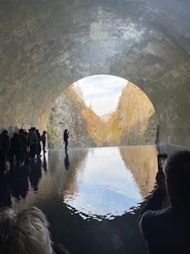 清津峡渓谷トンネルに投稿された画像（2023/11/6）