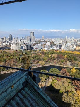 大阪城天守閣に投稿された画像（2023/11/30）